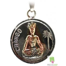 Amuleto Chango con reverso Tetragramaton