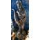 Diosa de la Fortuna resina pintada en oro y plata(18 cm)