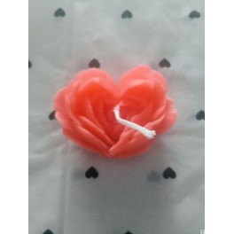 Vela artesanal petalos de rosa